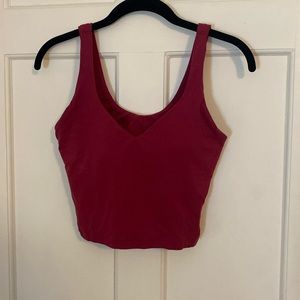 Pomegranate Lululemon Aligned Tank
